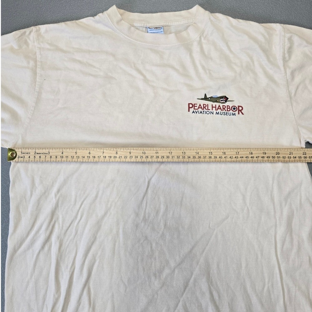 Pearl Harbor Aviation Museum T Shirt Mens Large Hawaii Graphic Tee WWII - Picture 9 of 11